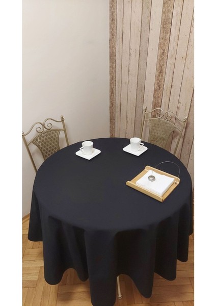 Yumuşak, Dayanıklı, Sıvı Itici Yuvarlak Masa Örtüsü, Şık ve Pratik Kullanım Sağlar
