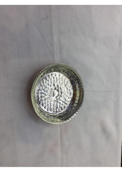 Küçük Kahvaltı ve Çerezler Için Şık Bakır Servis Tabağı, Kırmızı Renkli. fırsatları