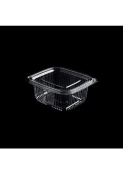 Tek Kullanımlık Kapaklı Kase, Siyah, 375 Gr, 50 Adet, Sızdırmaz, Dayanıklı, Pratik