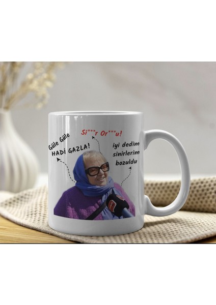 Neşeli Günler Kupa Bardak, Sıcak ve Renkli Tasarım Hediye