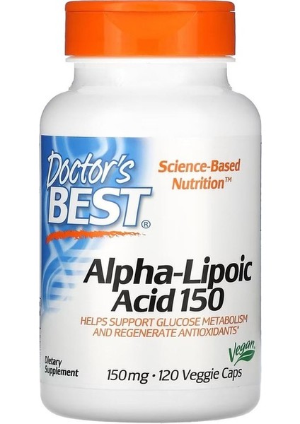 Alpha-Lipoic Acid 150, 150 Mg, 120 Veggie Caps