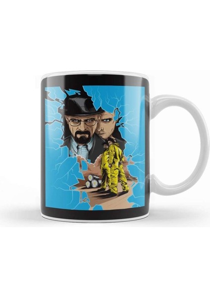 Breaking Bad 03 Porselen Kupa Bardak Beyaz, Şık ve Kaliteli Tasarım
