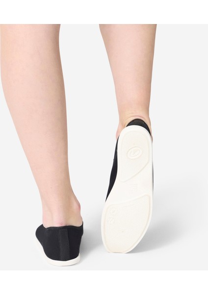 Domyos Çocuk Kumaş Jimnastik Ayakkabısı - Siyah indirimleri