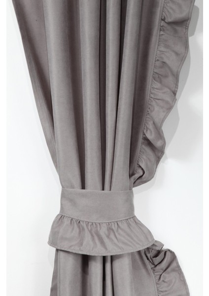 Poli Perde Çift Kanat Dikey Fırfırlı fiyatları