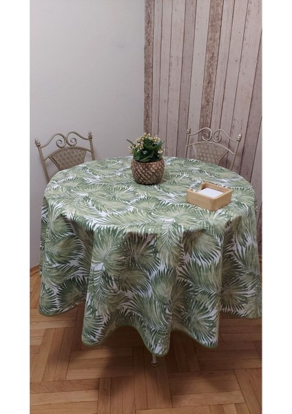 Yeşil Yuvarlak Sivi Itici Leke Tutmaz Kumaş Masa Örtüsü indirimleri