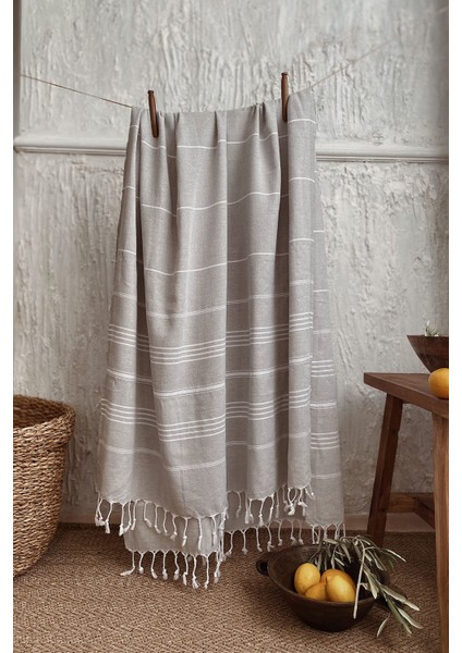 Ocean Peştemal Havlu Taş Rengi (90X170 Cm)