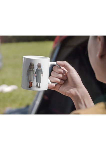 Beyaz Kupa Bardak G31 - Dostluk, Sevgi ve Kardeşlik Teması fiyatları