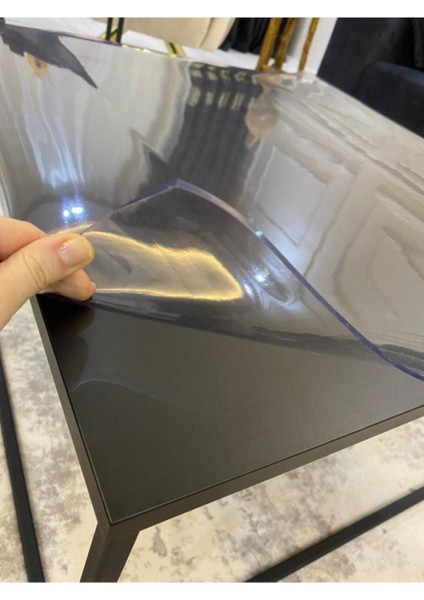 Şeffaf Pvc Kalın Masa Örtüsü, 1.4mm, 90 cm En, Şeffaf ve Dayanıklı Tasarım fiyatları
