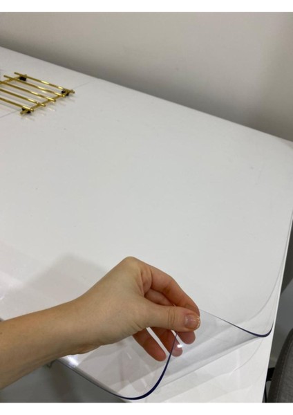 Şeffaf Pvc Kalın Masa Örtüsü, 1.4mm, 90 cm En, Şeffaf ve Dayanıklı Tasarım modelleri