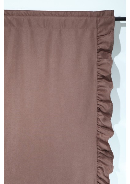 Poli Perde Çift Kanat Dikey Fırfırlı fırsatları