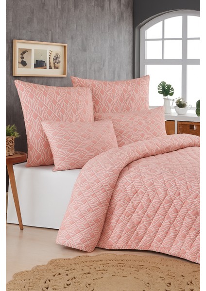 Capri Tek Kişilik Kapitone Dolgulu Pike 4 Mevsim Baklava Dsn |yastık Kılıfı Hediye| 160X230CM