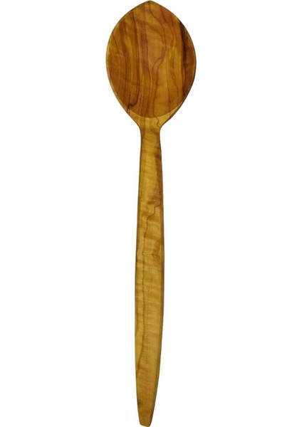 El Yapımı Renkli Tahta Kaşık 30 Cm, Doğal Zeytin Ağacından, Şık ve Kullanışlı