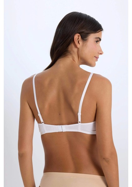 X9027 Beyaz Pamuklu Comfort Pedli Bra-Fall In Love indirimleri