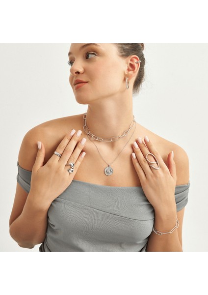 Iç Içe Geçen Iri Zincir Bileklik modelleri