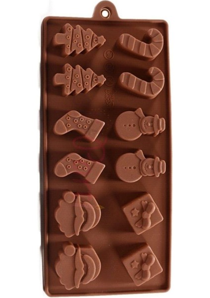 Yılbaşı Temalı Çikolata Kalıbı, Leziz ve Eğlenceli Tatlar Için