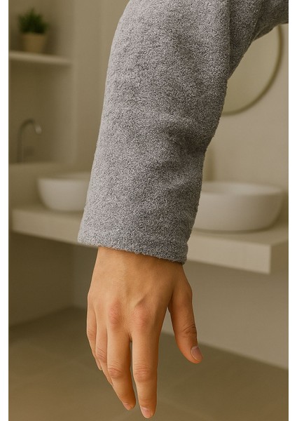 Nevin Modeli Bornoz Takımı – %100 Pamuk Bornoz ve 50X90 Yüz Havlusu indirimleri