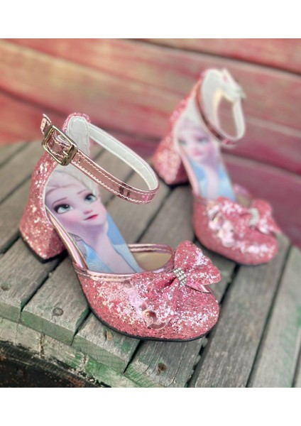 Çocuk Topuklu Ayakkabı, Karakterli Topuklu Ayakkabı, Çocuk Abiye Ayakkabı