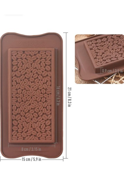 Yumuşak Silikon Çikolata ve Kahve Kalıbı, Kaliteli ve Şık Tasarım