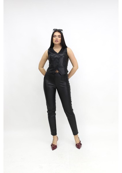 Hauç Deri Siyah Pantolon ESY9527