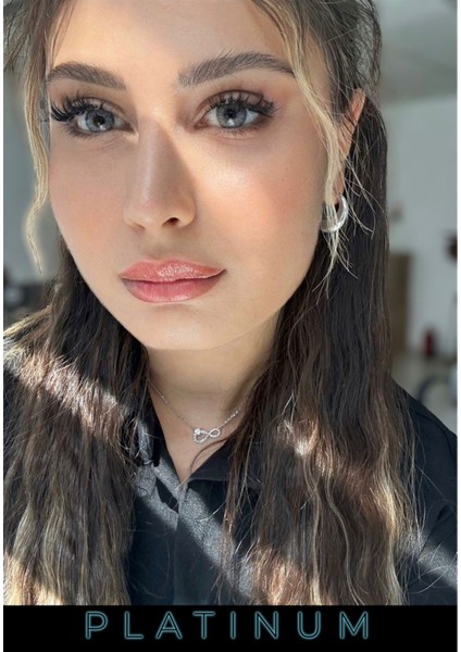 Freshshow Renkli Yıllık Lens Platinum / Lens Kabı / Lens Suyu