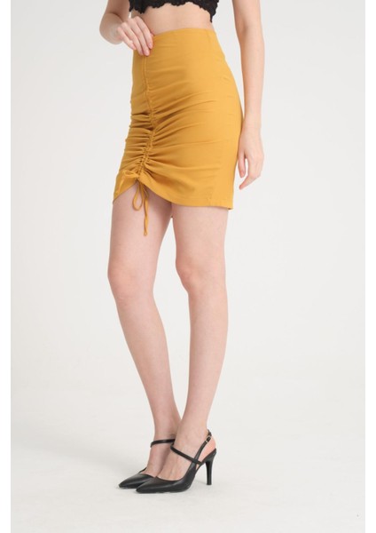 Kadın Büzgü Detay Etek fırsatları