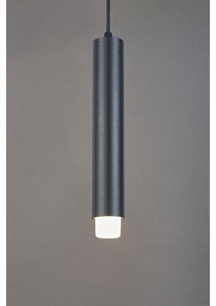 Modern Siyah Metal Tavan Sarkıt Avize, Güneş Işığı LED Ampul Dahil modelleri