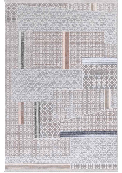 Alaçatı 2616A Renkli Yumuşak Dokulu Modern Salon, Mutfak, Oturma, Çocuk Odası Halısı