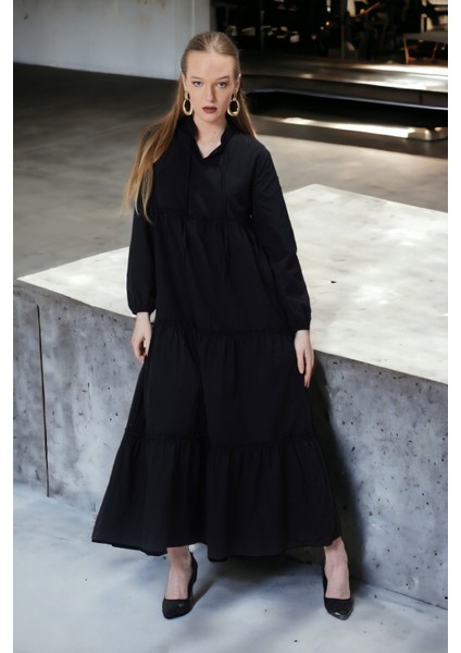 Yaka Bağcık Püskül Elbise10 fiyatları