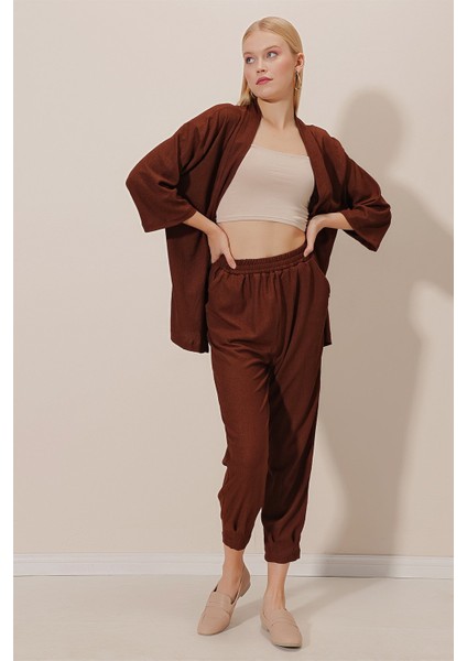 Bürümcük Hırka Pantolon Takım