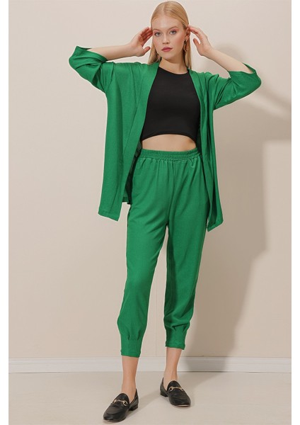 Bürümcük Hırka Pantolon Takım