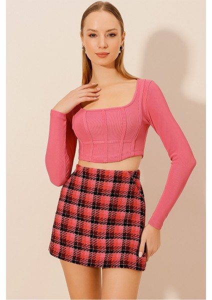 Şerit Biyeli Korse Bluz fiyatları