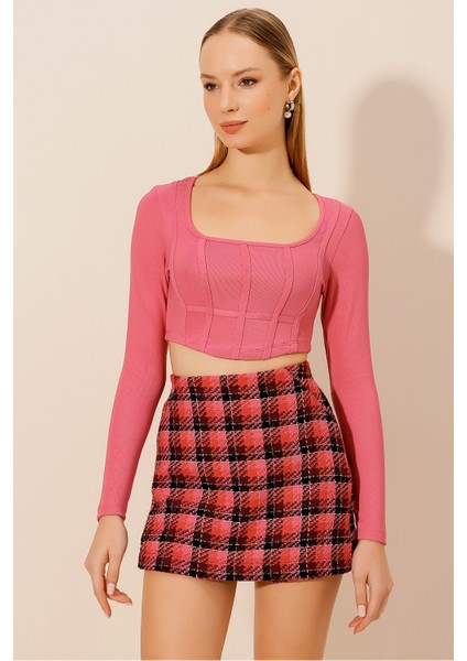 Şerit Biyeli Korse Bluz modelleri