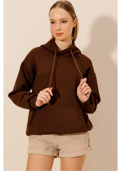 Üç Iplik Kanguru Cepli Sweat fiyatları