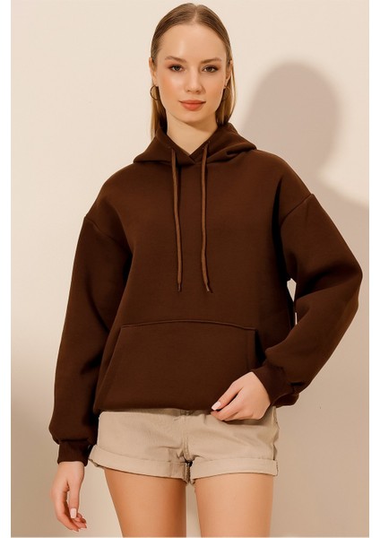 Üç Iplik Kanguru Cepli Sweat fırsatları