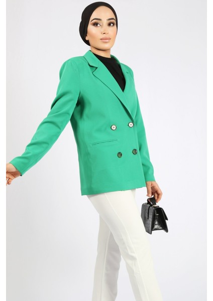 Zara Fleto Cepli Sivri Yaka Ceket