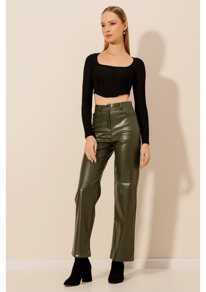 Şerit Biyeli Korse Bluz