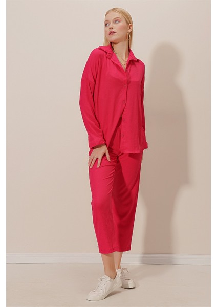 Önü Düğmeli Bürümcük Takım modelleri