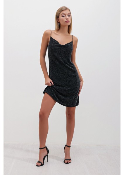 Simli Ip Askılı Elbise fiyatları