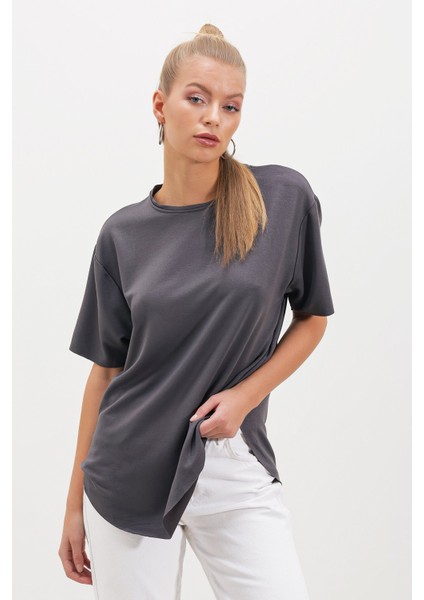 Dökümlü Salaş Etek Oval Oysho T-Shirt fiyatları