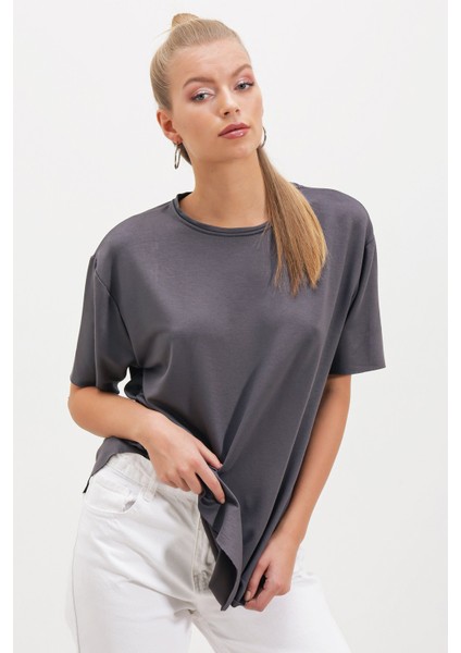 Dökümlü Salaş Etek Oval Oysho T-Shirt fırsatları