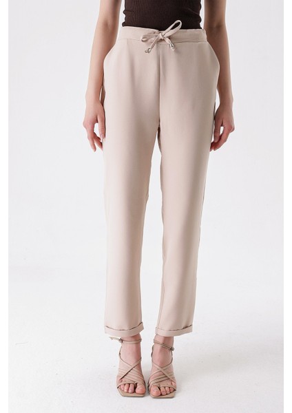 Paça Katlı Ip Bağçık Pantolon indirimleri