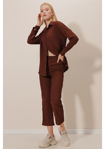 Önü Düğmeli Bürümcük Takım fırsatları