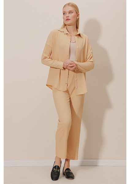 Önü Düğmeli Bürümcük Takım fırsatları