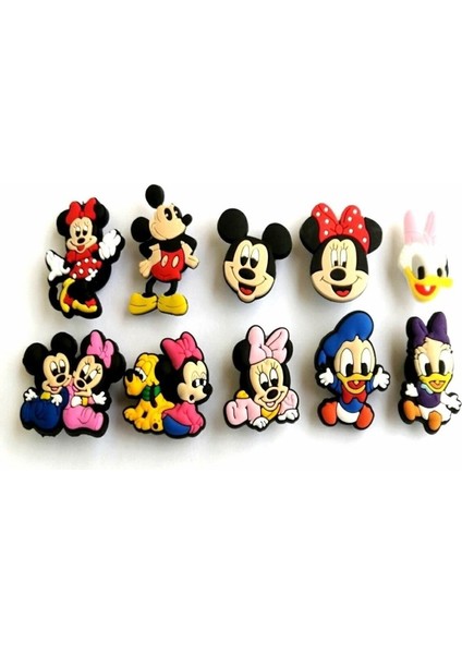 10 Adet Renkli Terlik Süsleri, Eğlenceli ve Şık Dekorasyon Aksesuarları