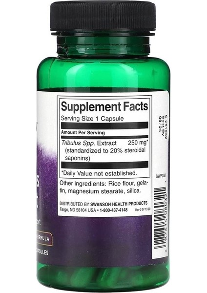 Mega Tribulus Extract 250 mg 60 Kapsül fiyatları