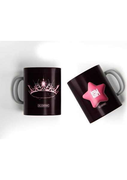 Kişiye Özel Siyah Kupa, Prenses Taç Tasarımı ile Şıklık Sunar