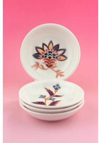 Rosewood 4 Parça Porselen Çerezlik