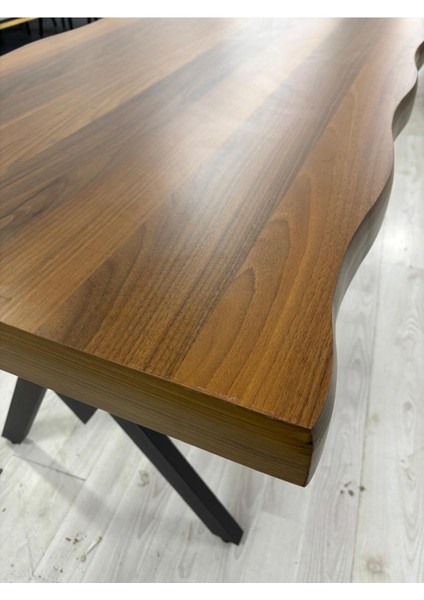 Kahverengi 140X80 cm Mdf Yemek Masası, Şık ve Dayanıklı Tasarım fiyatları