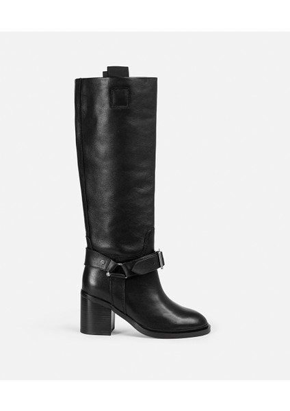 %100 Deri Metal Tokalı Çizme IW6250035002001