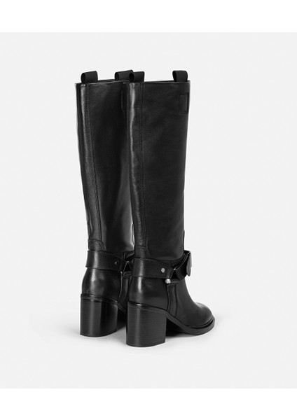 %100 Deri Metal Tokalı Çizme IW6250035002001 indirimleri